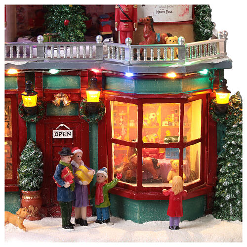 Village de Noël magasin de jouets 30x30x20 cm 3