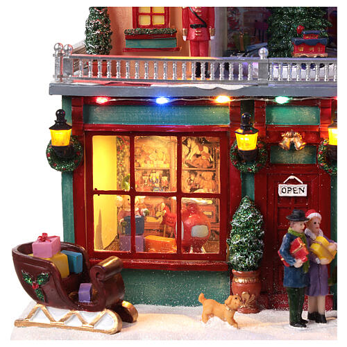 Village de Noël magasin de jouets 30x30x20 cm 5