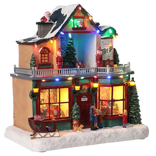 Village de Noël magasin de jouets 30x30x20 cm 6