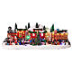 Christmas village set with train 8x20x8 in s1