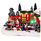 Christmas village set with train 8x20x8 in s3