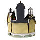 Villaggio Natalizio fabbrica degli schiaccianoci 35x30x20 cm s6