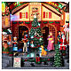 Villaggio Natalizio con coro animato 25x35x20 cm s3