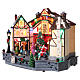 Villaggio Natalizio con coro animato 25x35x20 cm s4