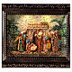 Heilige Familie Gemälde mit Schnee-Effekt, 20x25x5 cm s3