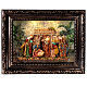 Heilige Familie Gemälde mit Schnee-Effekt, 20x25x5 cm s6