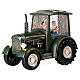 Traktor Weihnachtsmann Glaskugel, 20x20x10 cm s5