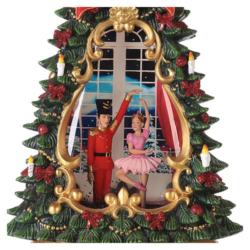 Glaskugel in Weihnachtsbaum, 35x20x10 cm 5