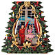 Sfera di vetro albero di Natale candele 35x20x10 cm s5