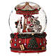 Glass snow globe with horse carousel 25x15x15 cm s2