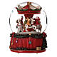 Glass snow globe with horse carousel 25x15x15 cm s3