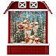 Glasschneekugel mit Weihnachtsmann, 25x15x5 cm s2