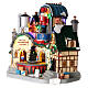 Christmas village set: wooden nutcracker factory with lights and animations, 12x12x8 in s3