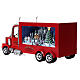 Scenario natalizio camion di Babbo Natale 20x30x10 cm s8