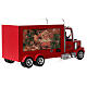 Scenario natalizio camion di Babbo Natale 20x30x10 cm s9