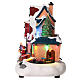 Christmas village set: toy shop and toy maker 10x10x6 in s5