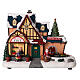 Christmas village set: toy shop and toy maker 10x10x6 in s7