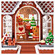 Gingerbread house snow globe lights and movement 25 cm s2