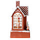 Gingerbread house snow globe lights and movement 25 cm s7