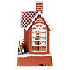 Gingerbread house snow globe lights and movement 25 cm s8