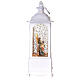 Lantern with Nativity Scene, lights and animations, 12 in s6