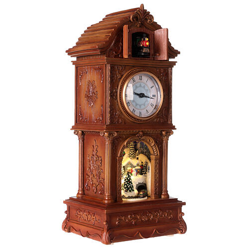 Animated cuckoo clock with music, lights and animation, 16 in 8
