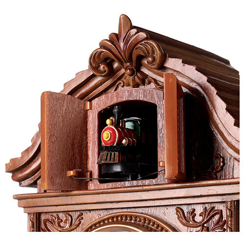 Animated cuckoo clock with music, lights and animation, 16 in 9