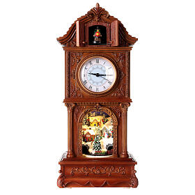 Reloj animado de colección de Papá Noel 20x30x10 cmn