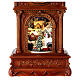Christmas grandfather clock with music, lights and animation 40 cm s2