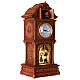 Christmas grandfather clock with music, lights and animation 40 cm s8