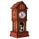 Christmas grandfather clock with music, lights and animation 40 cm s10