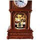 Christmas grandfather clock with music, lights and animation 40 cm s12
