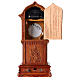 Christmas grandfather clock with music, lights and animation 40 cm s15