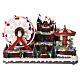 Christmas village set: big wheel and carousel 20x12x13 in s1