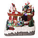 Christmas village set: big wheel and carousel 20x12x13 in s8
