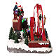 Christmas village ferris wheel and carousel 50x30x35 cm s6