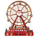 Christmas village set: big wheel with LED lights 16x8x20 in s1