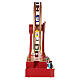 Christmas village set: big wheel with LED lights 16x8x20 in s4