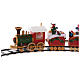 Santa's train for Christmas tree, motion and lights, 20x6x14 in s16