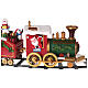 Treno di Babbo Natale per Albero movimento con luci 50x15x35 s3