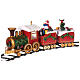 Treno di Babbo Natale per Albero movimento con luci 50x15x35 s8