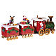 Treno di Babbo Natale per Albero movimento con luci 50x15x35 s9