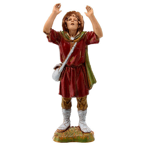 Homme émerveillé style XVIIIe siècle Moranduzzo crèche 10 cm 1