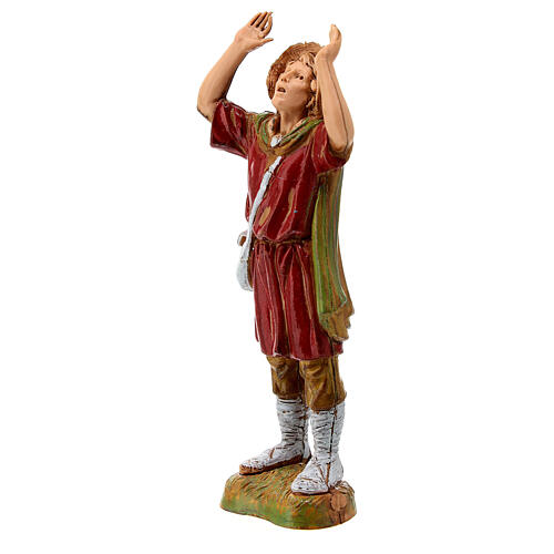 Homme émerveillé style XVIIIe siècle Moranduzzo crèche 10 cm 2