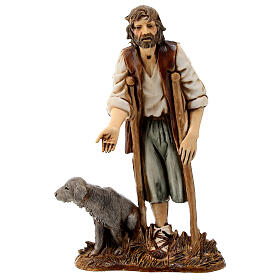Beggar with dog figurine Moranduzzo 12 cm