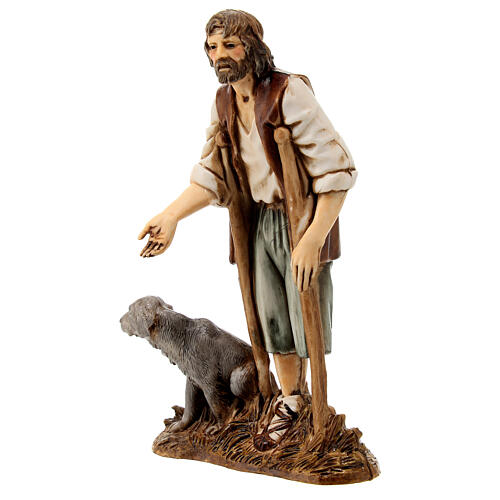 Beggar with dog figurine Moranduzzo 12 cm 2