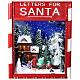 Cenário natalino numa caixa de correio iluminada com neve 60x30x20 cm s3
