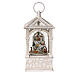 Christmas village snow lantern 25x10x10 cm LED movement s6