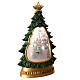 Christmas tree snow globe with Nativity Scene, 12x8x4 in s6