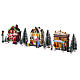 Christmas village set of 17 pieces with Santa Claus, 6x24x6 in s3